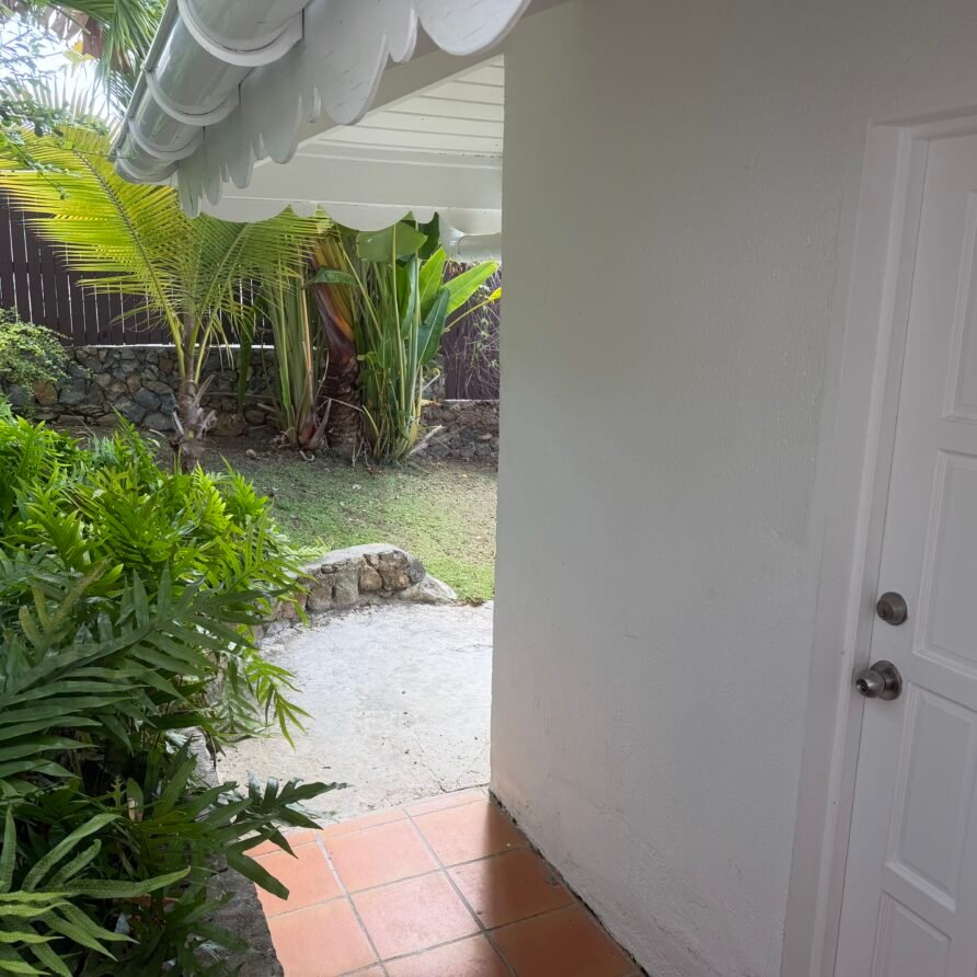 Villa Coralita overlooking the marina and Caribbean Sea in French Oyster Pond, St. Martin.